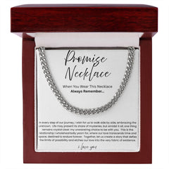 Cuban Link Chain Necklace - Promise Necklace